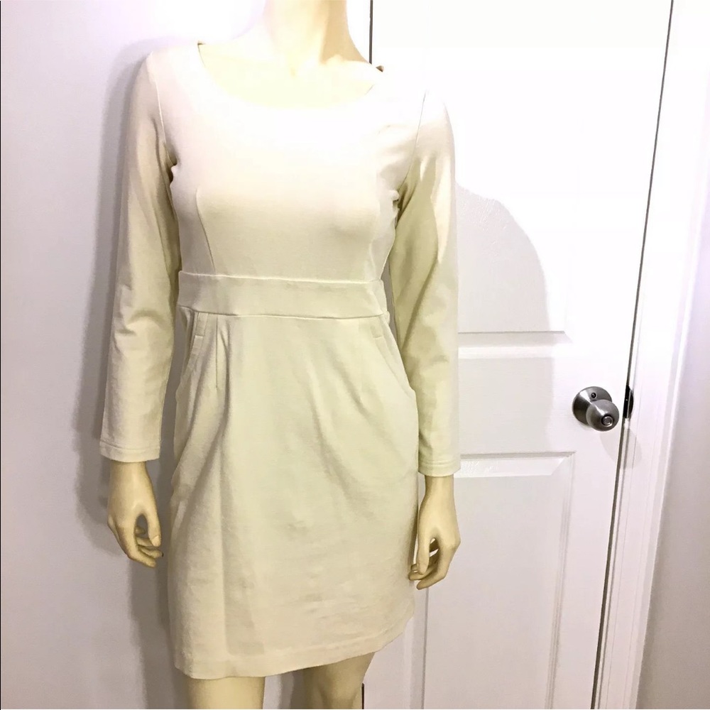 3.1 Phillip Lim cream sheath mini dress pockets 4